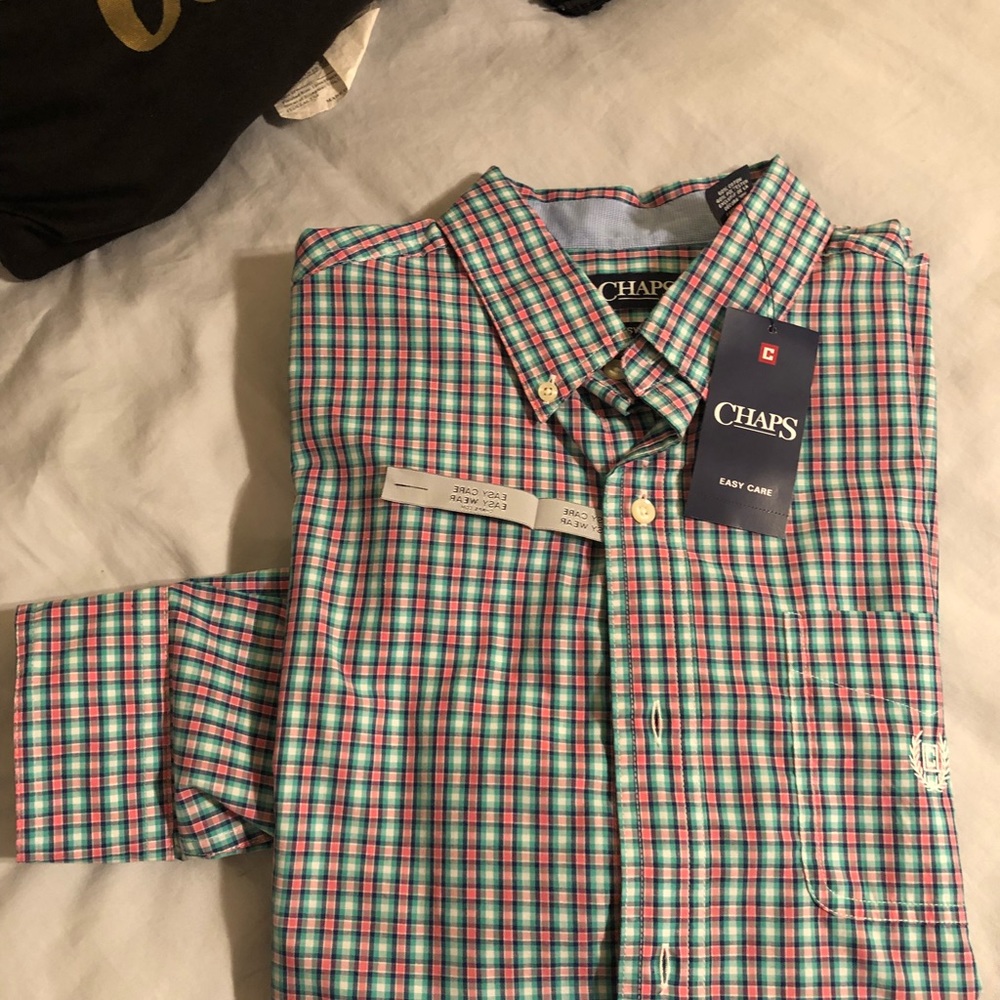CHAPS Button Down Shirt NWT - Picture 2 of 4